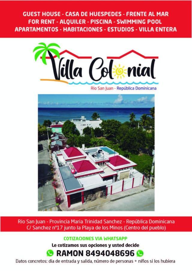 Vilaa Colonial Suite N 7, Basic Exterior Río San Juan Buitenkant foto